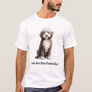 T-shirt Chien Lagotto Romagnolo Créez votre propre texte p