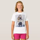 T-shirt Chien, Laïka, Animaux (Devant entier)