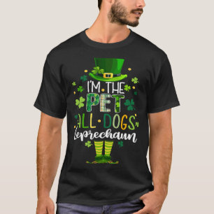 T-shirt Chien Leprechaun Costume Jour de la Saint Patrick 