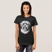 T-shirt Chien Lhasa Apso (Devant entier)