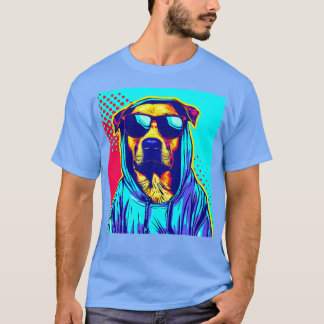 T-shirt Chien libre