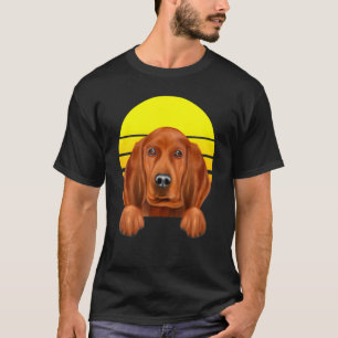 T-shirt Chien Limier Redbone Crépuscule Vintage