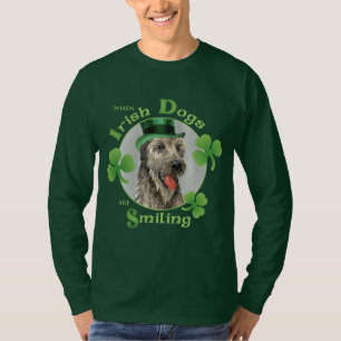 T-shirt Chien-loup irlandais du jour de St Patrick
