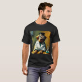 T-shirt Chien Mad Scientifique (Devant entier)