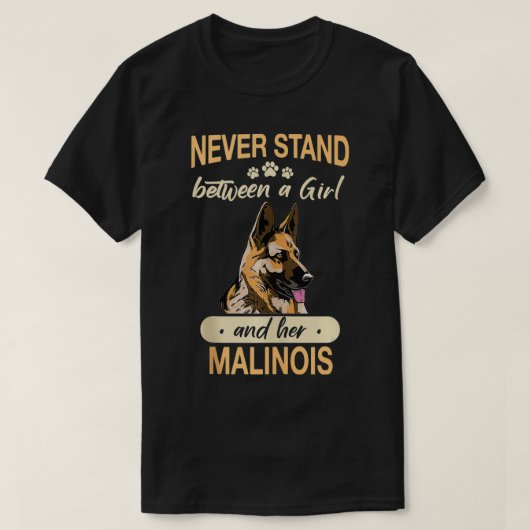T-shirt Chien malinois (Design devant)