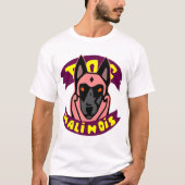 t-shirt chien malinois (Devant)