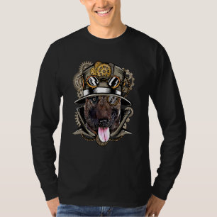 T-shirt Chien Malinois de Belgique Médiéval Victorien Goth