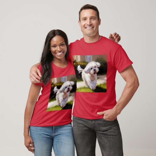 T-shirt Chien maltais (Unisexe)