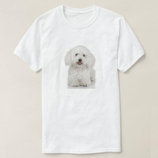 T-shirt Chien maltais blanc (Design devant)