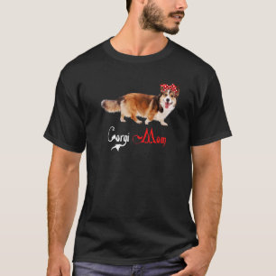 T-shirt Chien Mama chiot maman Corgi
