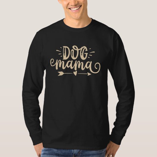 T-shirt Chien Mama Funny Pet (Devant)