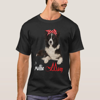 T-shirt Chien Mama Puppy Maman Collie