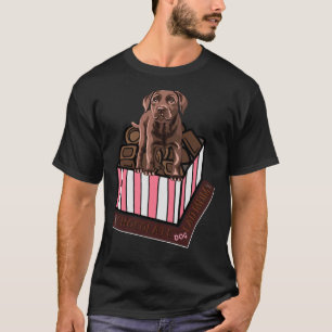 T-shirt Chien Maman Lab Équipé Scoop