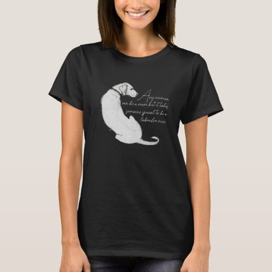T-shirt Chien Maman Labrador (Devant)