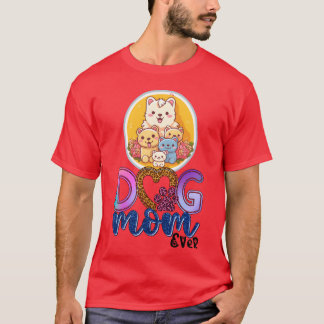 T-shirt Chien Maman Meilleur Chien Maman Ever Chien Maman 