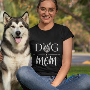 T-shirt Chien Maman mignonne Malamute d'Alaska