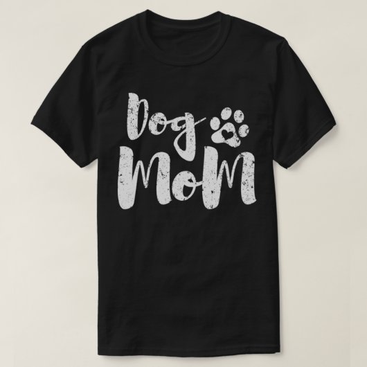 T-shirt Chien Maman Paw Cadeau frais (Design devant)