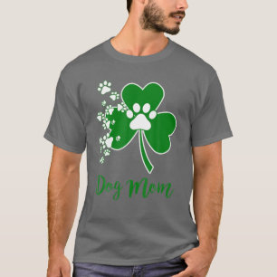 T-shirt Chien Maman - Paw Dog Irish-Patrick's Day