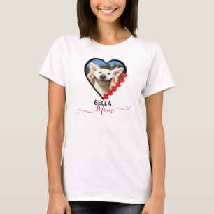 T-shirt Chien Maman Personnalisé Animal de compagnie Photo