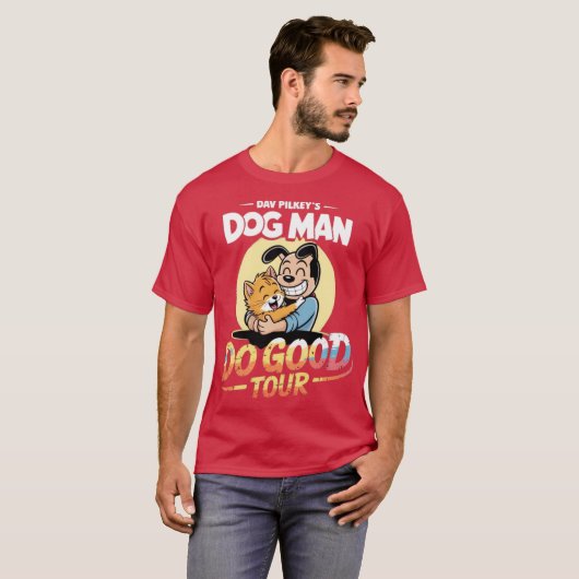T-shirt Chien Man Do Good Tour (Devant entier)