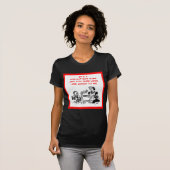 T-shirt chien mangeant (Devant entier)