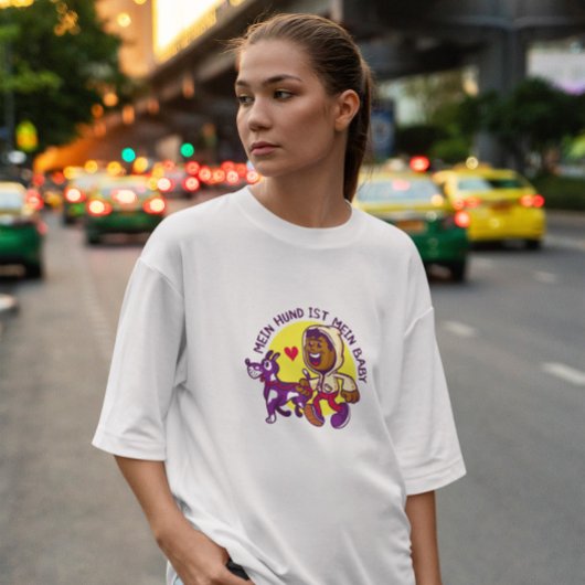 T-shirt Chien marchant