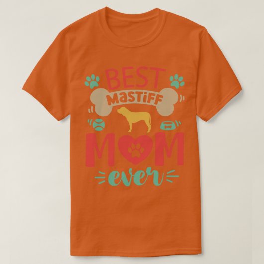 T-shirt Chien Mastiff (Design devant)