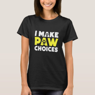 T-shirt Chien mât Chat Furry Kitten Chien Chien Chien mâle