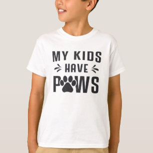 T-shirt Chien Mes enfants ont des chiens Chiens Chien Chie