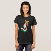 T-shirt Chien Mexicain Portant Sombrero Et Poncho Cinco De (Devant entier)