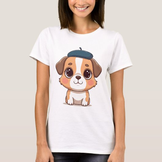 T-shirt Chien mignon (Devant)