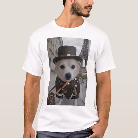 T-SHIRT CHIEN MIGNON (Devant)
