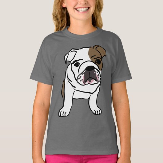 T-shirt Chien mignon (Devant)