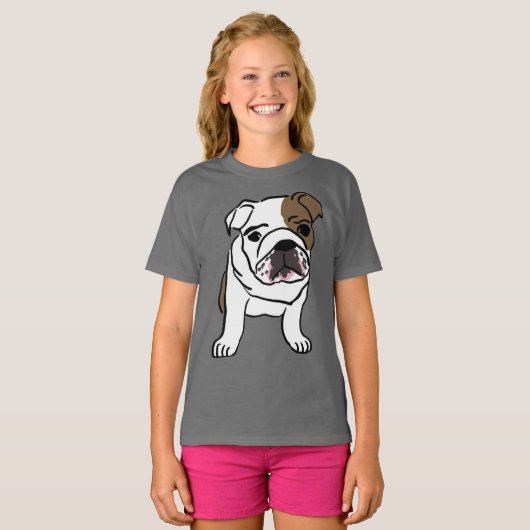 T-shirt Chien mignon (Devant entier)