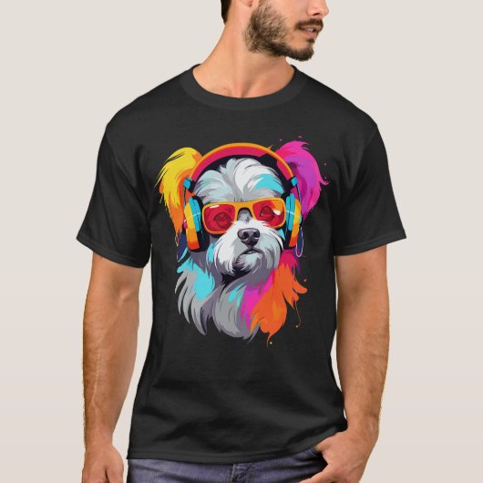 T-shirt Chien mignon 1 (Devant)