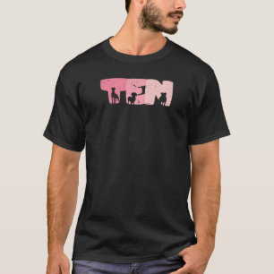 T-shirt Chien mignon 10 ans Anniversaire Fille 10e B jour
