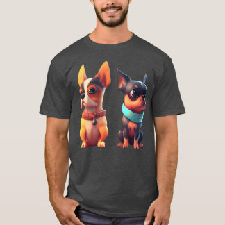T-shirt chien mignon cadeau garçon