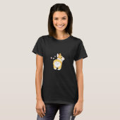 T-shirt Chien Mignon Corgi Fessier (Devant entier)