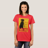 T-shirt Chien mignon de Retriever de la Baie de Chesapeake (Devant entier)