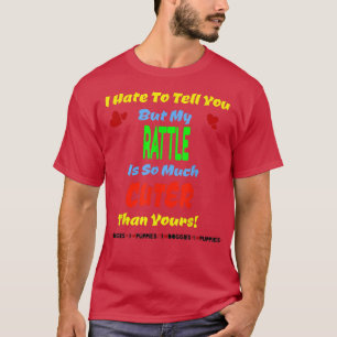 T-shirt Chien mignon en peluche Amour de chiot Propriétair