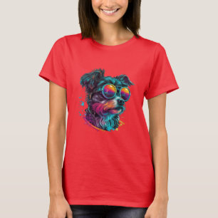 T-shirt chien mignon et drôle pour les propriétair