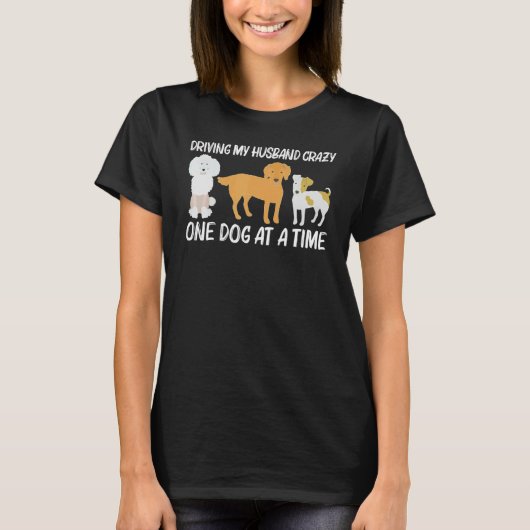 T-shirt Chien mignon pour femmes maman chiot animal animal (Devant)