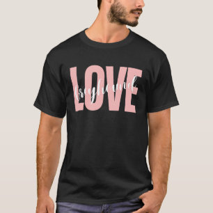 T-shirt Chien mignon présent chiot coeur doux Greyhound Lo