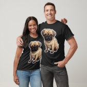 T-shirt Chien Mops Adorable (Unisexe)