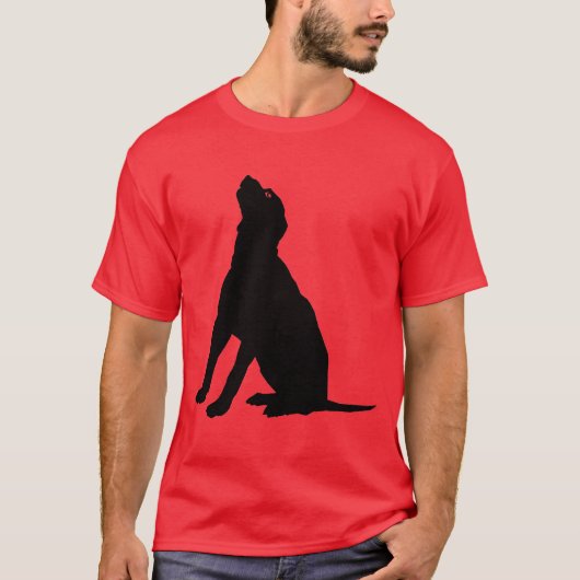 T-shirt Chien noir (Devant)