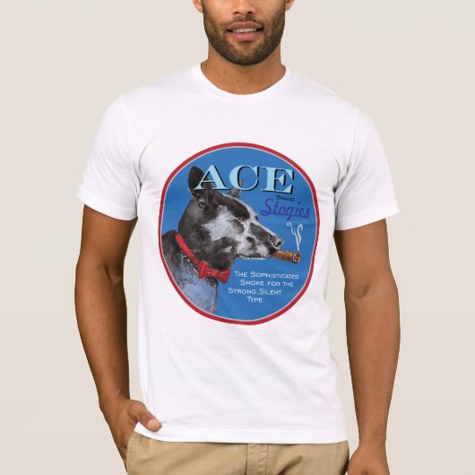 T-shirt Chien noir (Devant)