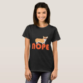 T-shirt Chien Nope Corgi (Devant entier)
