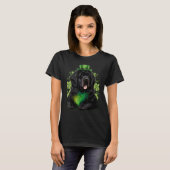 T-shirt Chien Nouveau Terre-Neuve trèfle Saint-Patrick Ter (Devant entier)