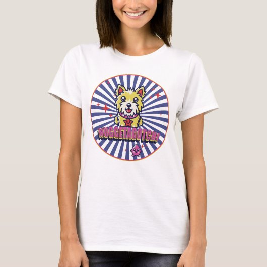 T-shirt Chien Nuggetagotchi (Devant)