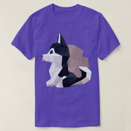 T-shirt Chien Origami (Design devant)
